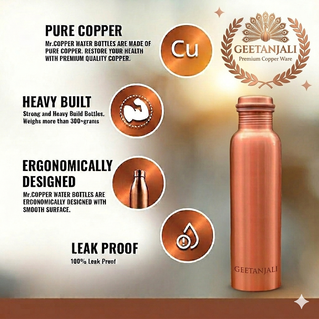 Copper Bottle Manufacturer Exporter in Mumbai